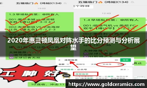 2020年惠灵顿凤凰对阵水手的比分预测与分析展望